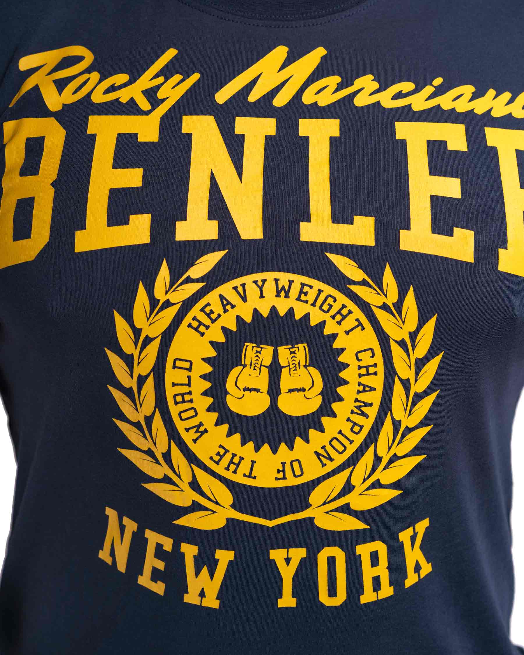 BenLee Duxbury maglia sportiva uomo blu scuro dettaglio logo MMA
