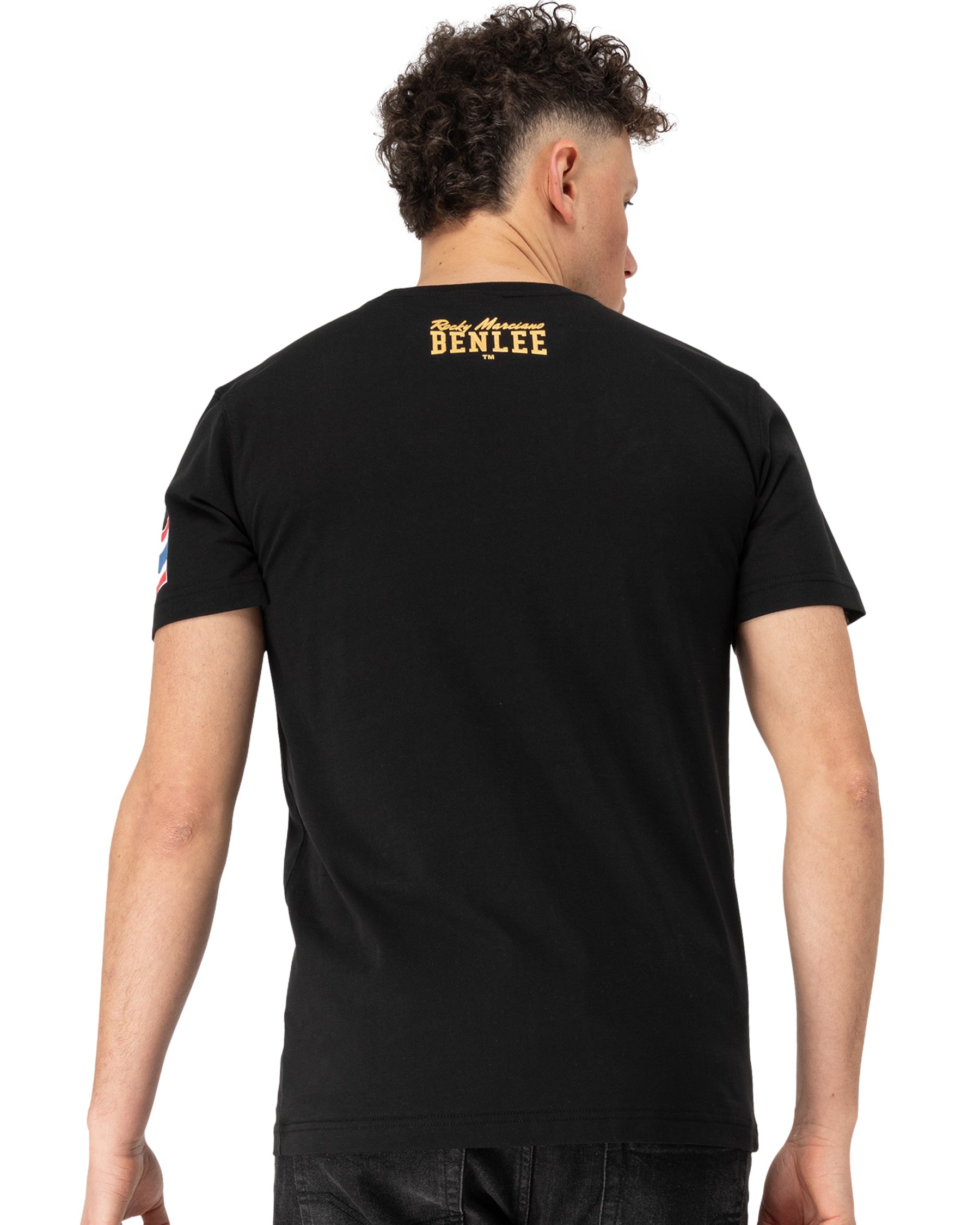 Maglietta sportiva uomo BenLee Danbury nero posteriore sport
