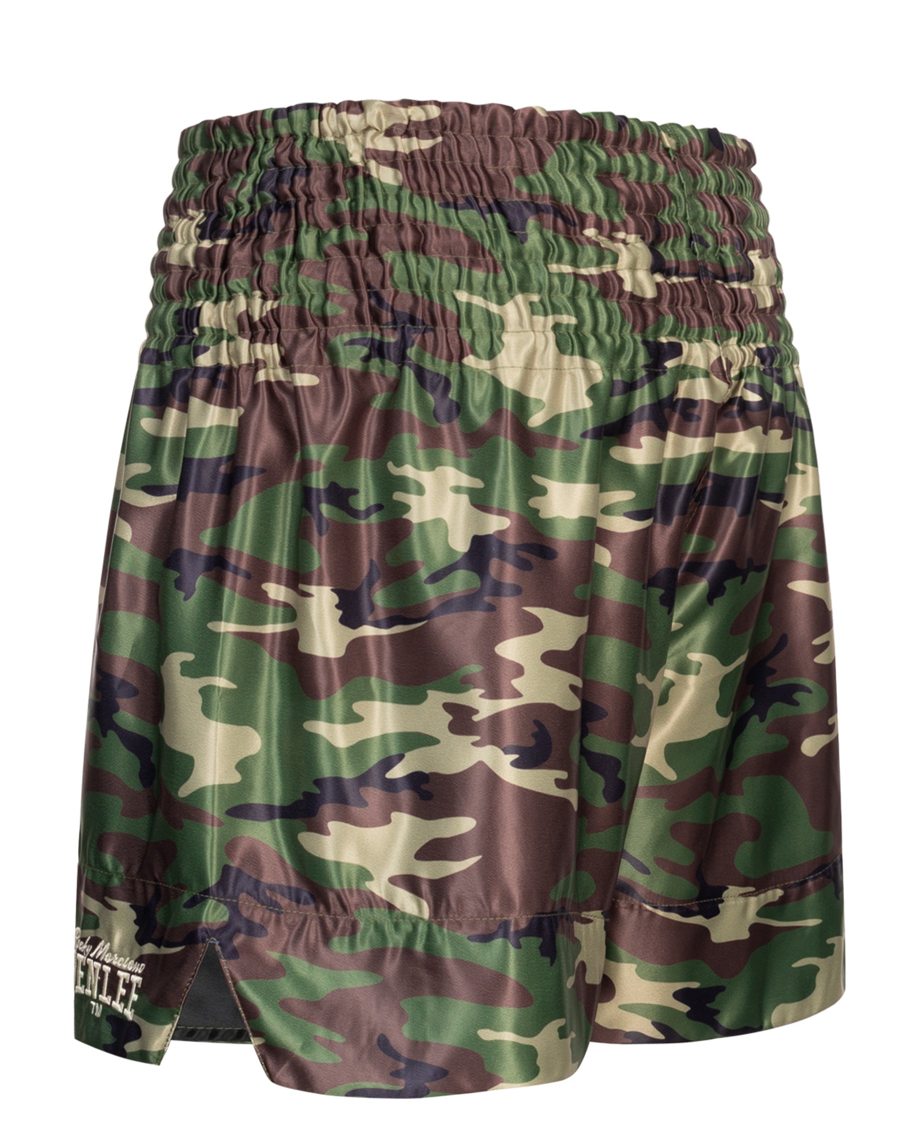 BenLee short de boxe thaïlandais camouflage rétro