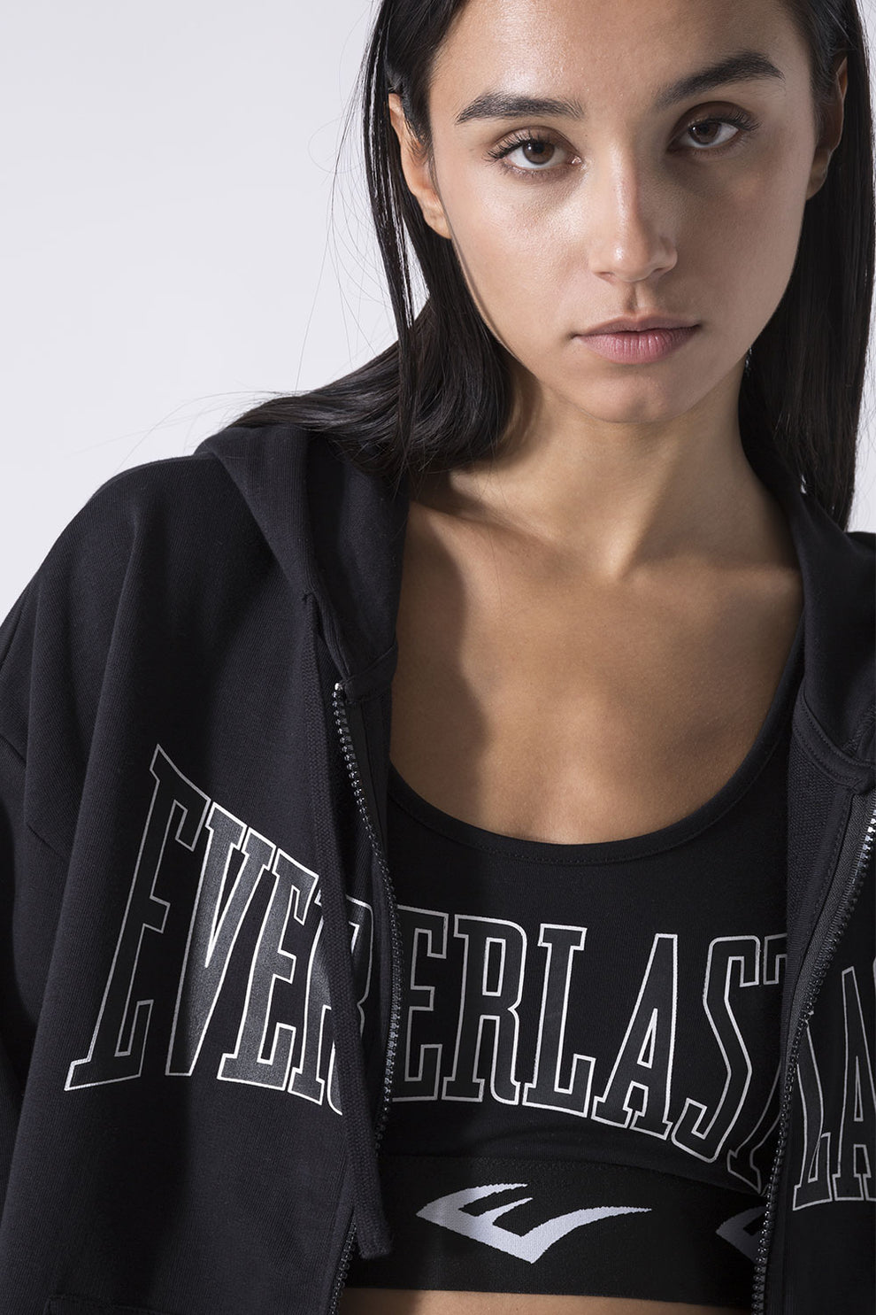 Sweatshirt Everlast Full Zip preto