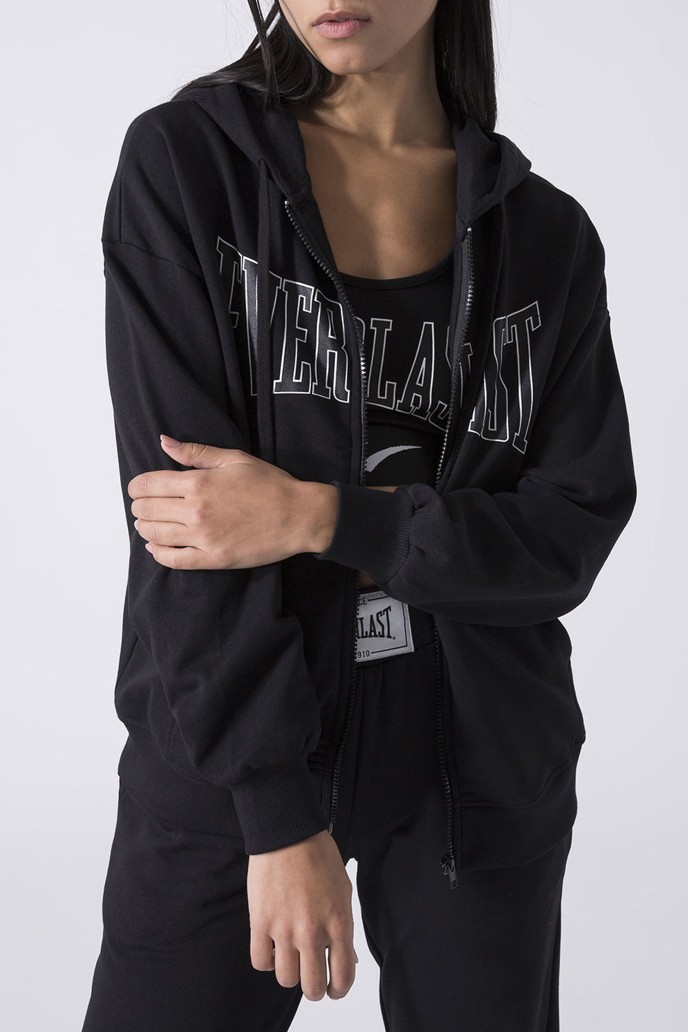 Sweatshirt Everlast Full Zip preto