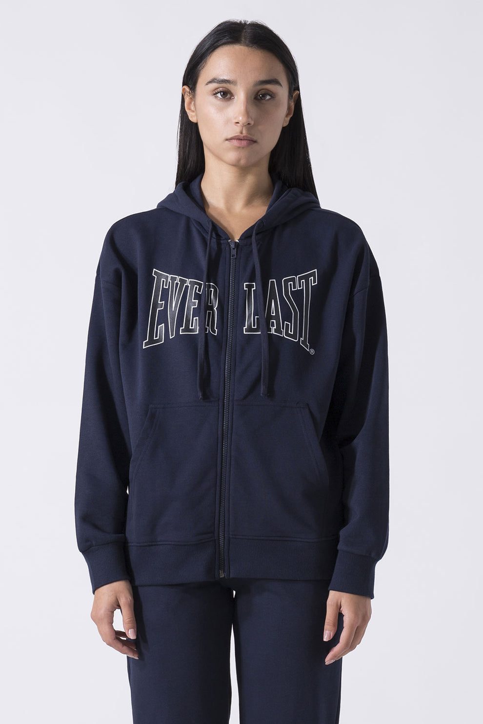 Everlast Moletom Com Zíper Completo Navy