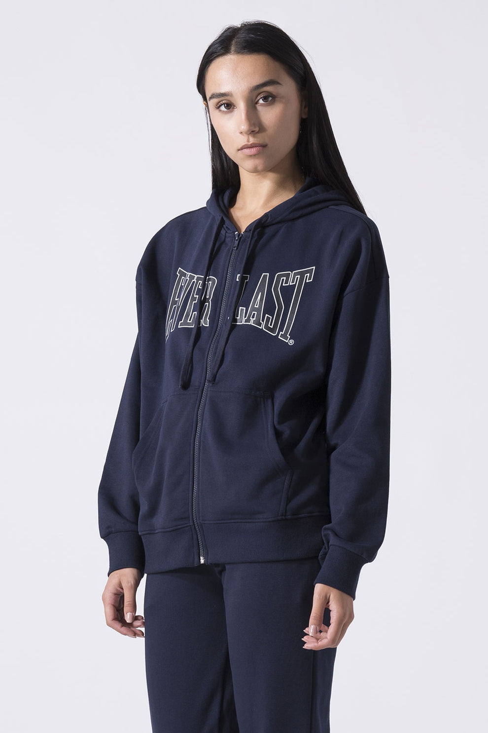 Everlast Moletom Com Zíper Completo Navy