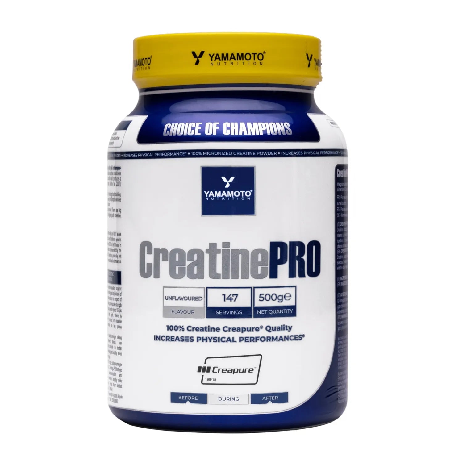 CreatinePRO Creapure® 500 grammi YAMAMOTO