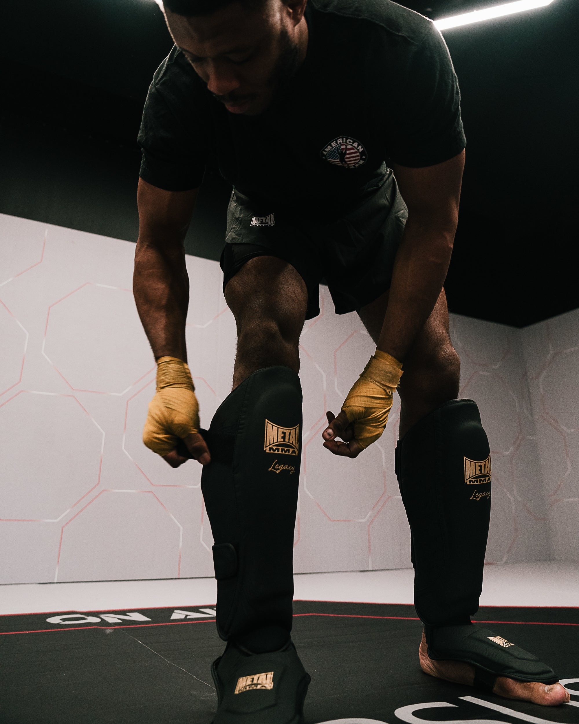 Paratibia e piede Muay Thai Legacy Metal Boxe