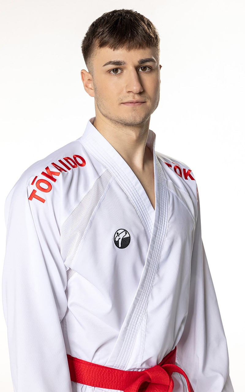 KARATEGI KUMITE TOKAIDO Red Blue with Velcro WKF