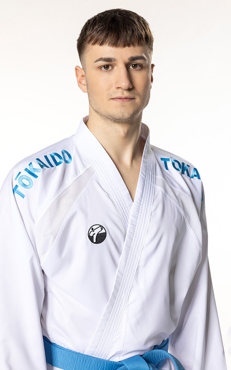 KARATEGI KUMITE TOKAIDO Red Blue with Velcro WKF