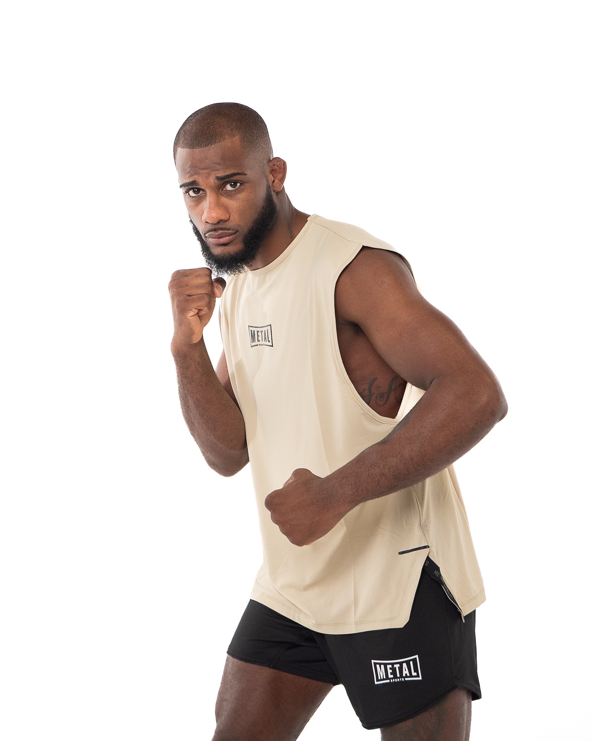 Canotta d'allenamento Oversized Metal Boxe