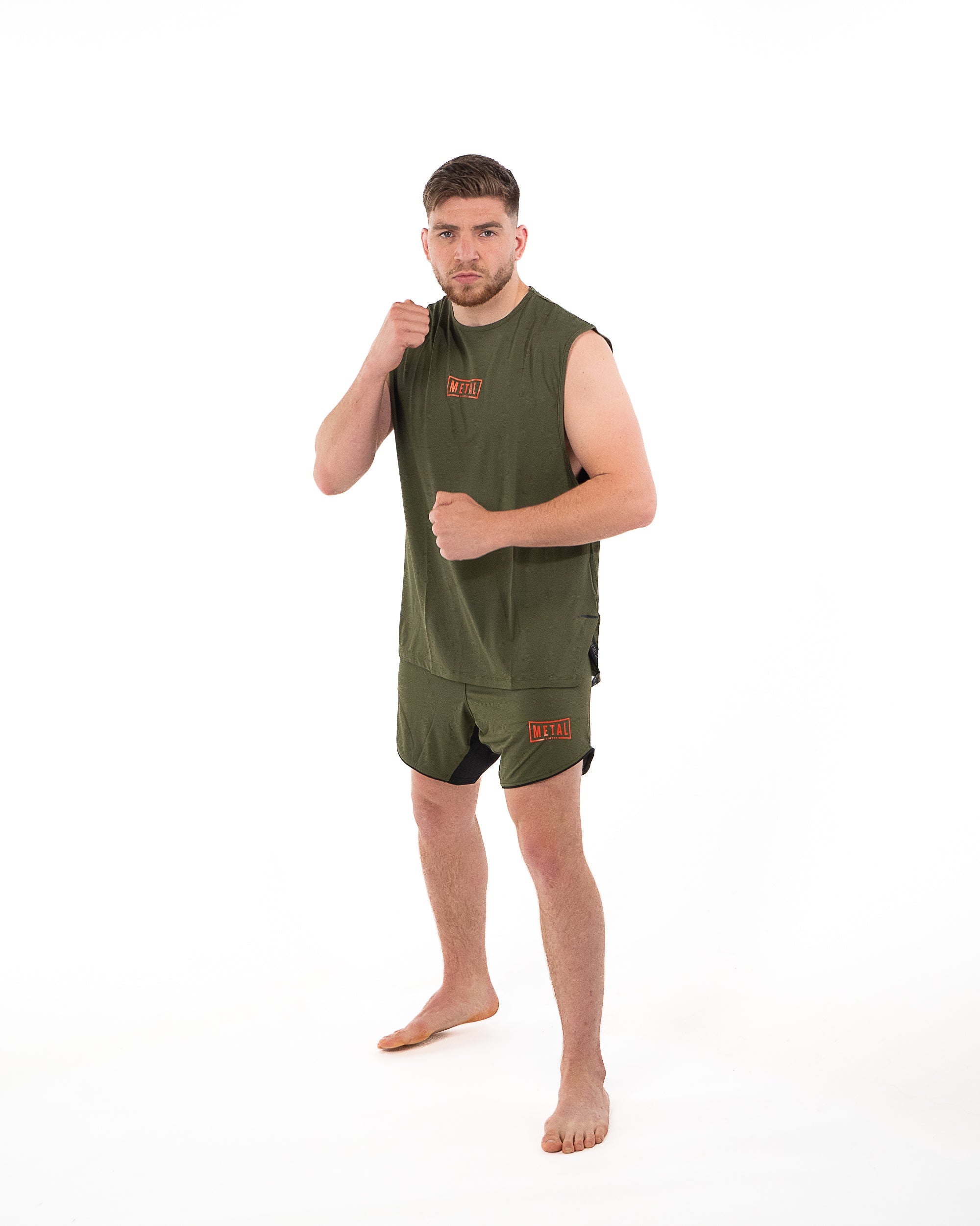 Canotta d'allenamento Oversized Metal Boxe