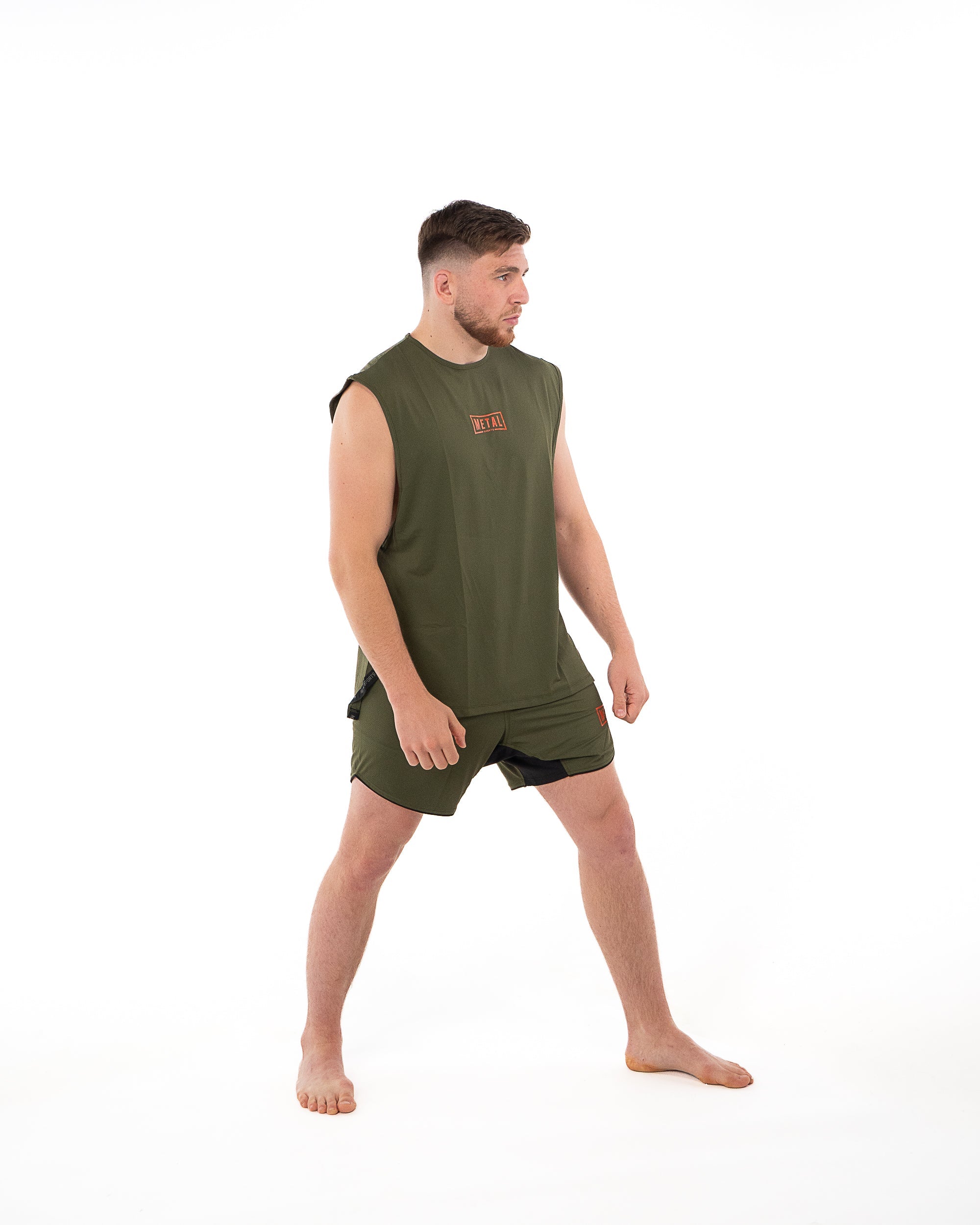 Canotta d'allenamento Oversized Metal Boxe