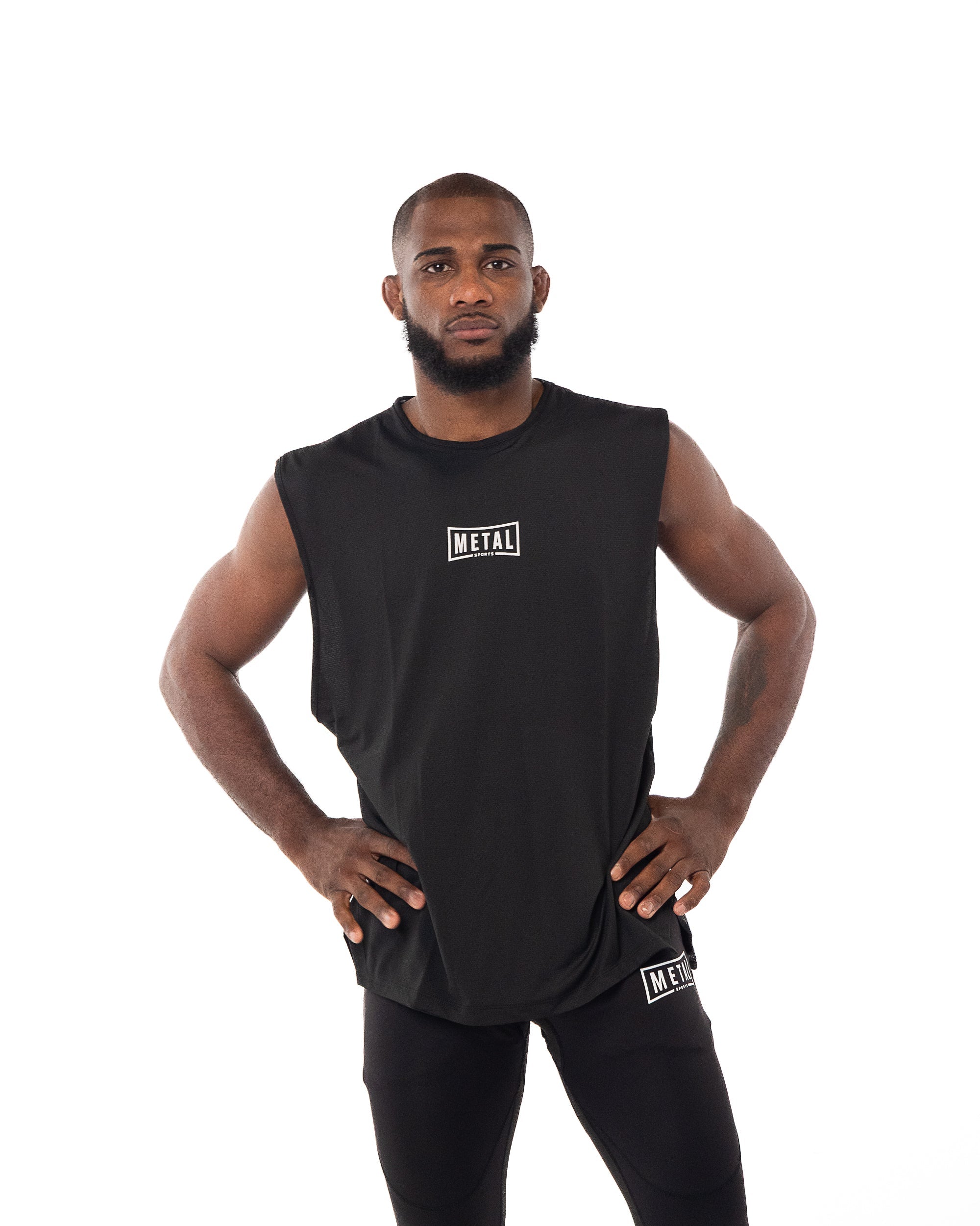 Canotta d'allenamento Oversized Metal Boxe