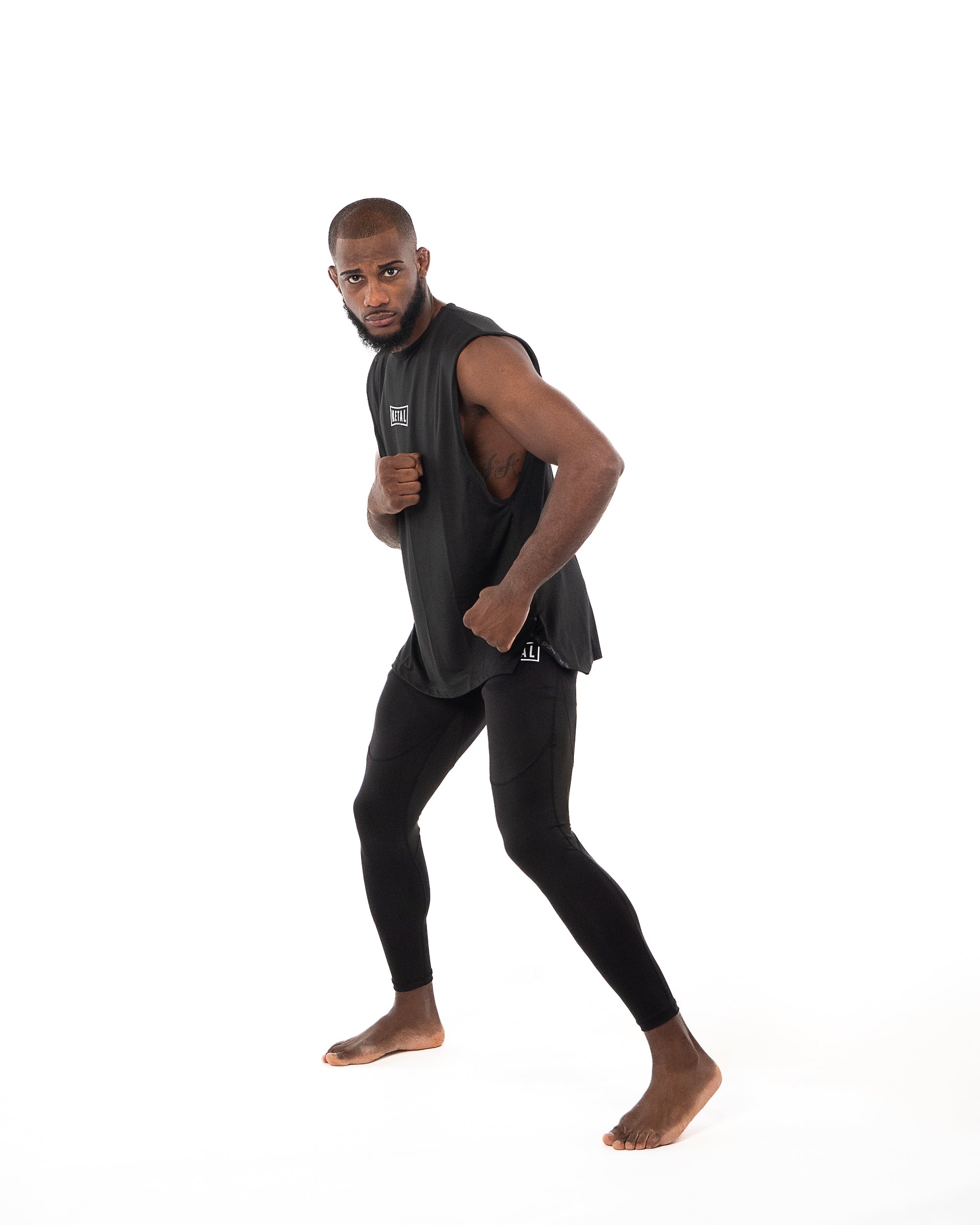 Canotta d'allenamento Oversized Metal Boxe