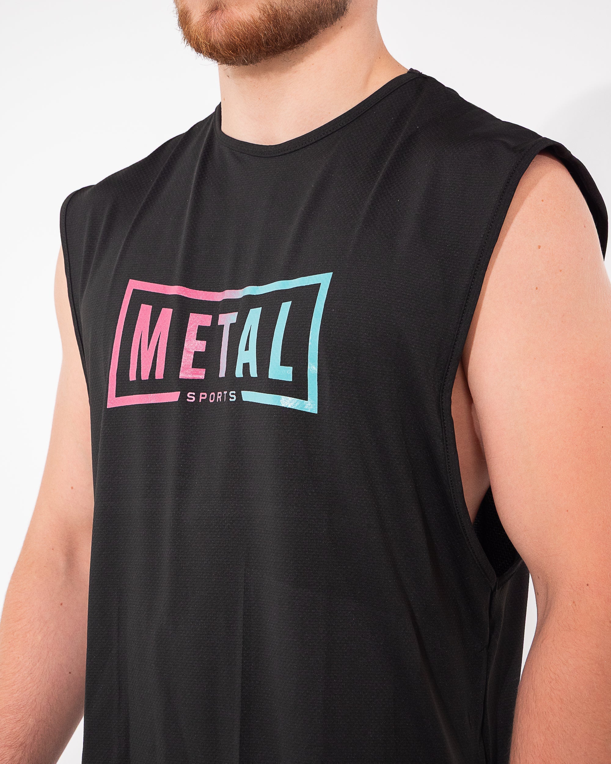 Canotta d'allenamento Oversized Metal Boxe