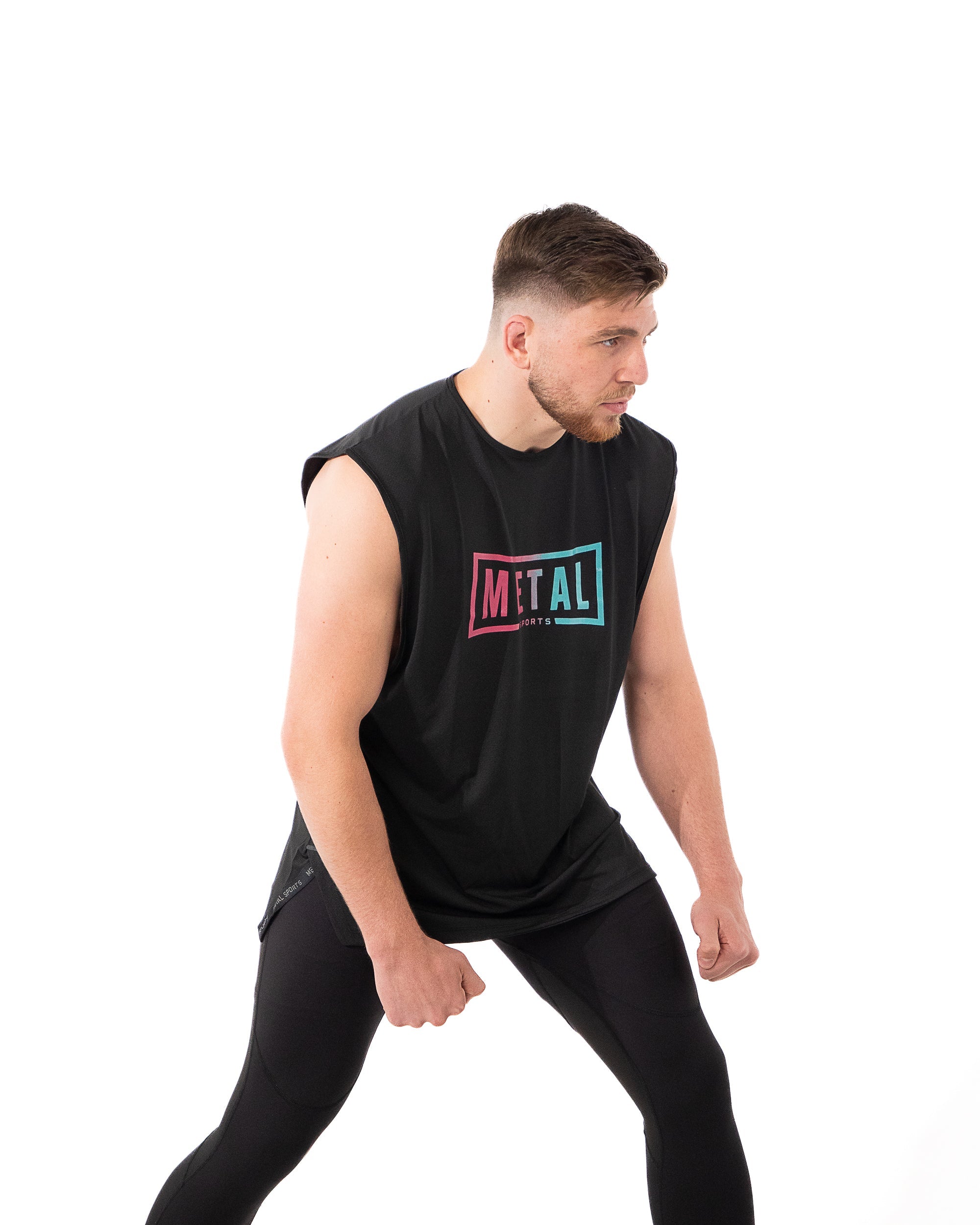 Canotta d'allenamento Oversized Metal Boxe