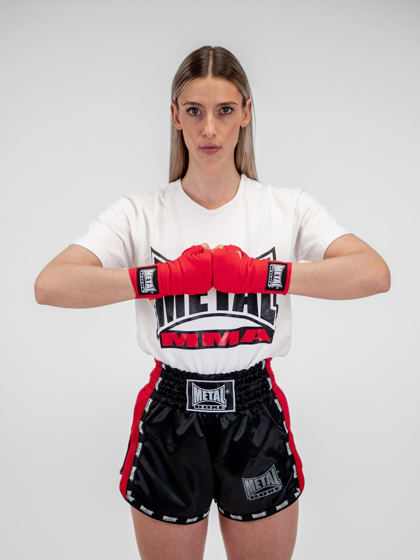 Damen-T-Shirt Visual MMA Metal Boxe