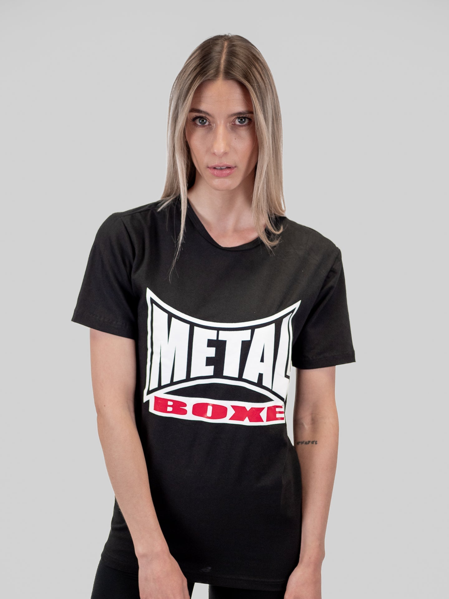 T-shirt Dame Visual Boxe Metal Boxe