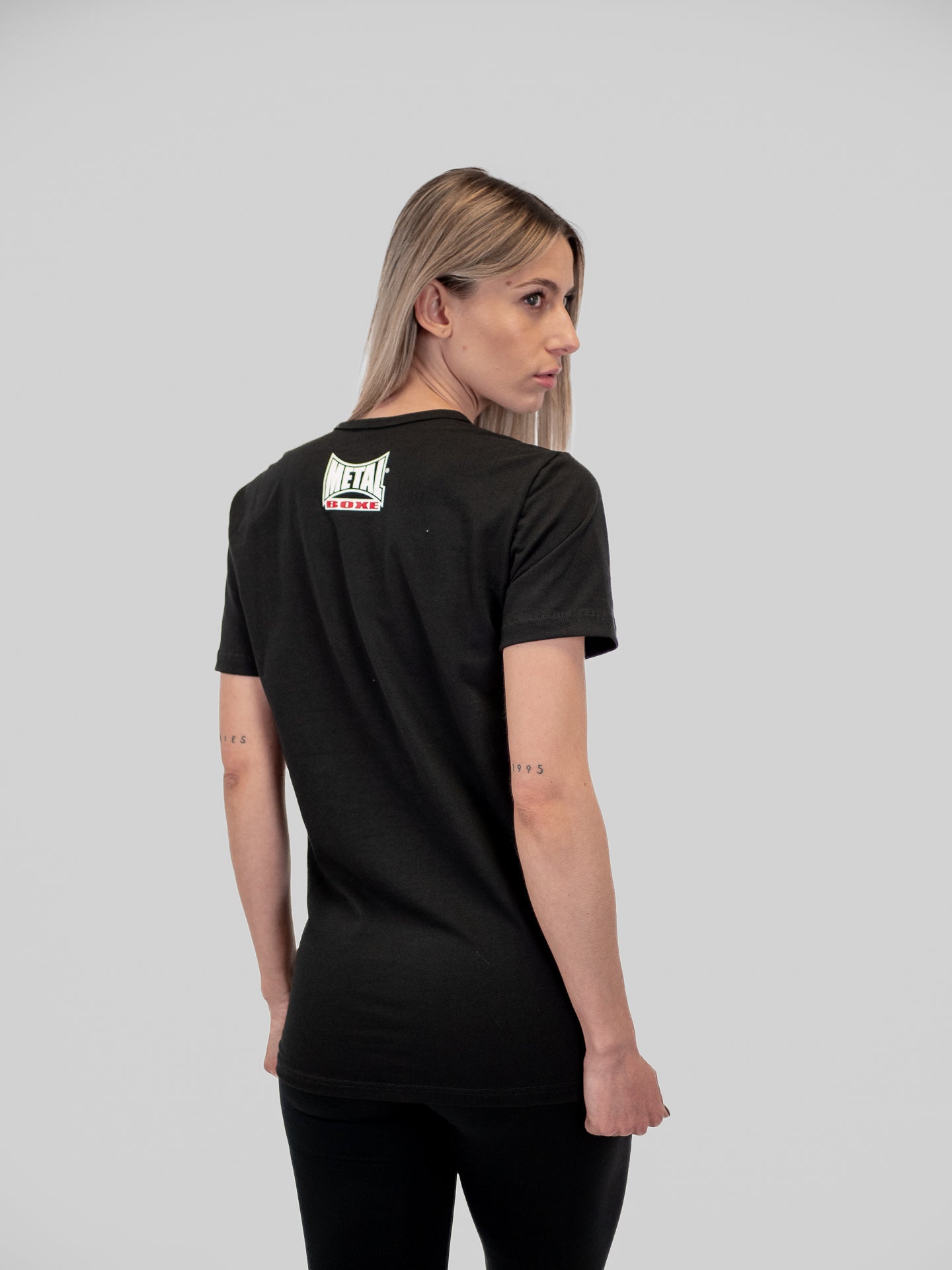 T-shirt Dame Visual Boxe Metal Boxe