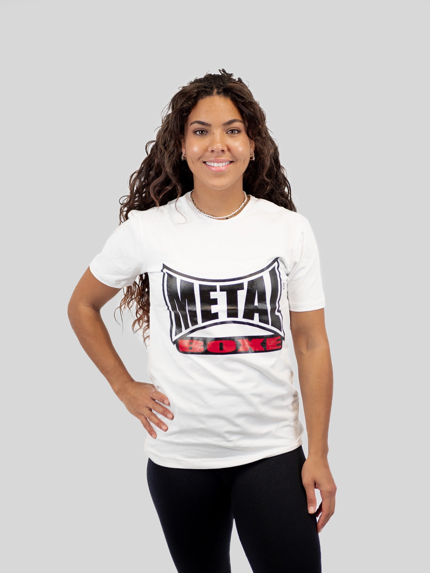 T-shirt Dame Visual Boxe Metal Boxe