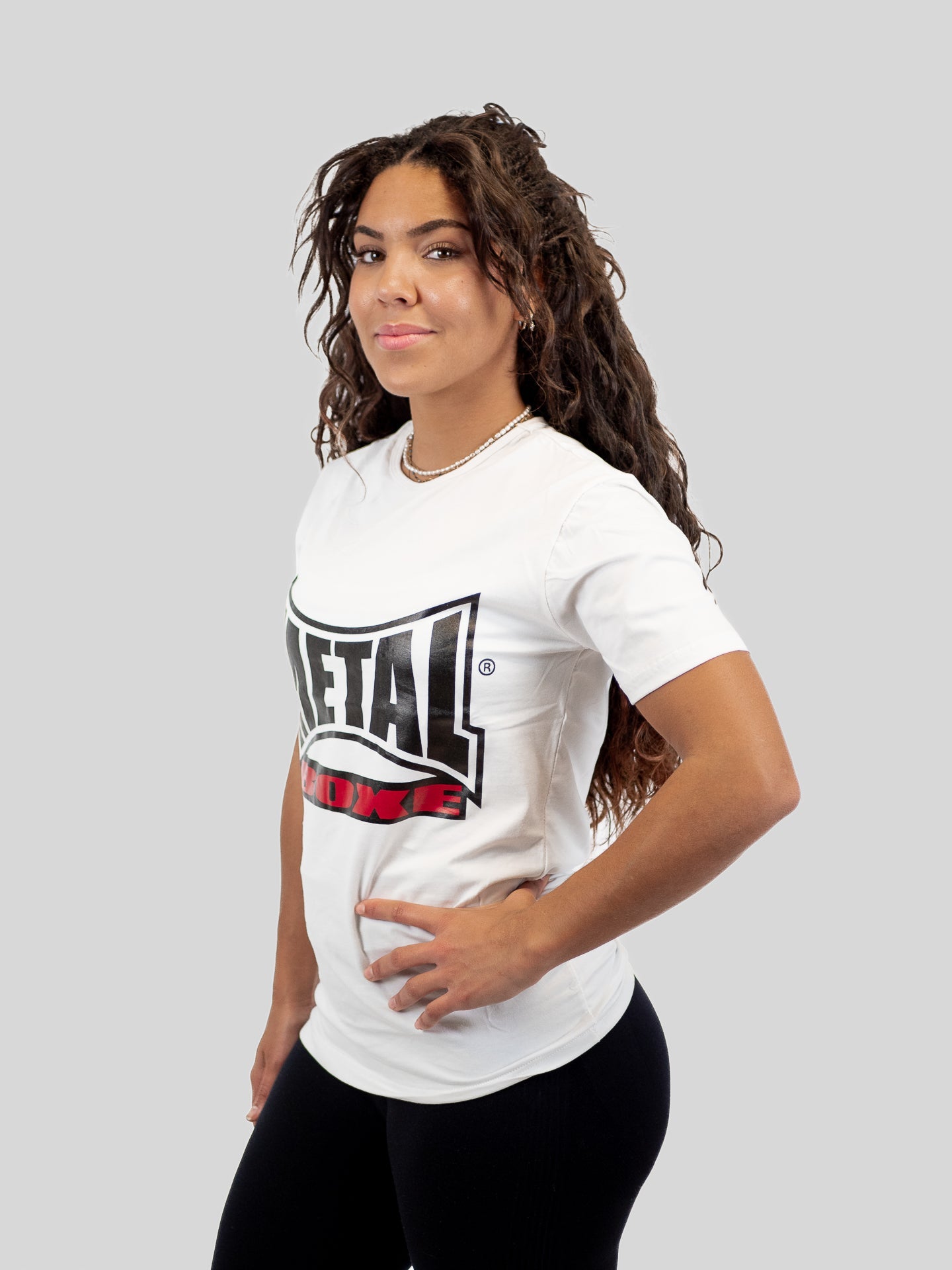 T-shirt Dame Visual Boxe Metal Boxe