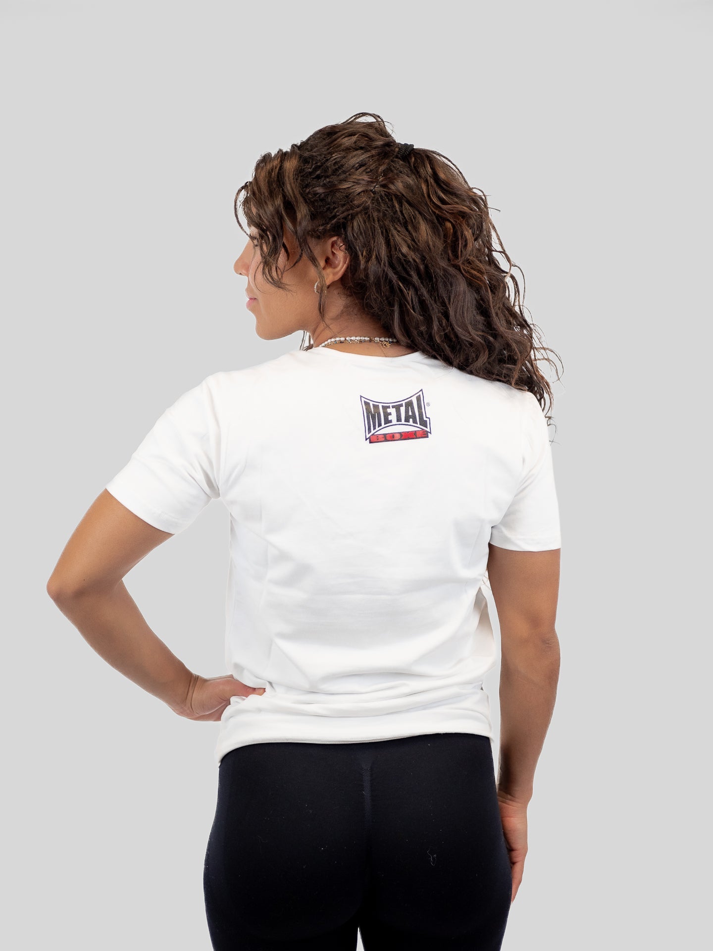 T-shirt Dame Visual Boxe Metal Boxe