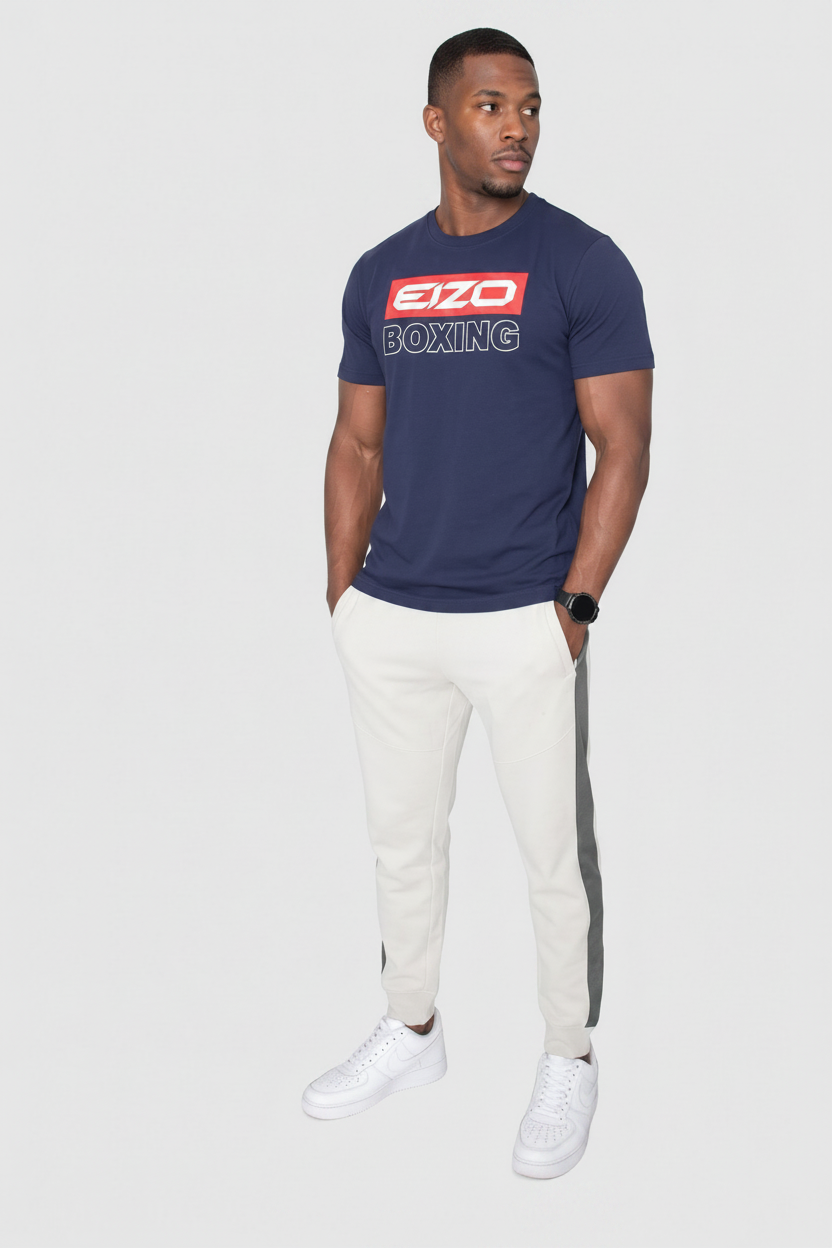 T_SHIRT_EIZO_BOXING_BLUE_FR