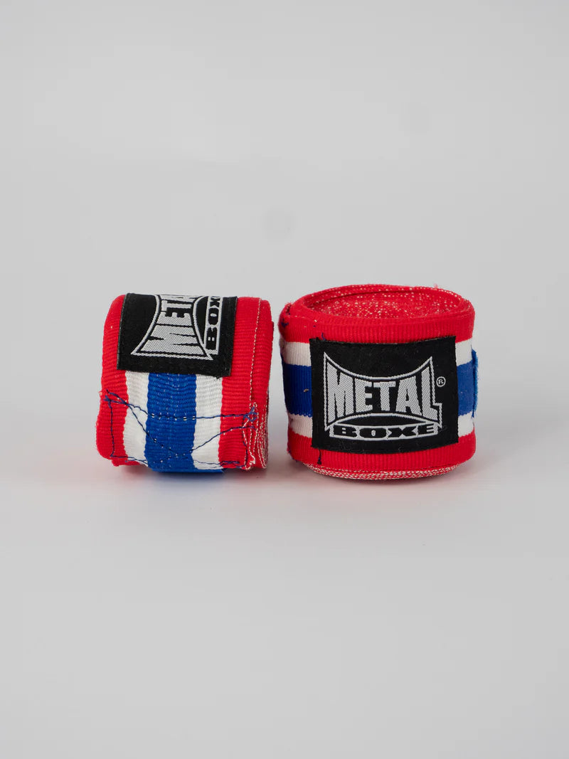 Bende boxe Metal Boxe 2,5 metri tricolore rosso bianco blu