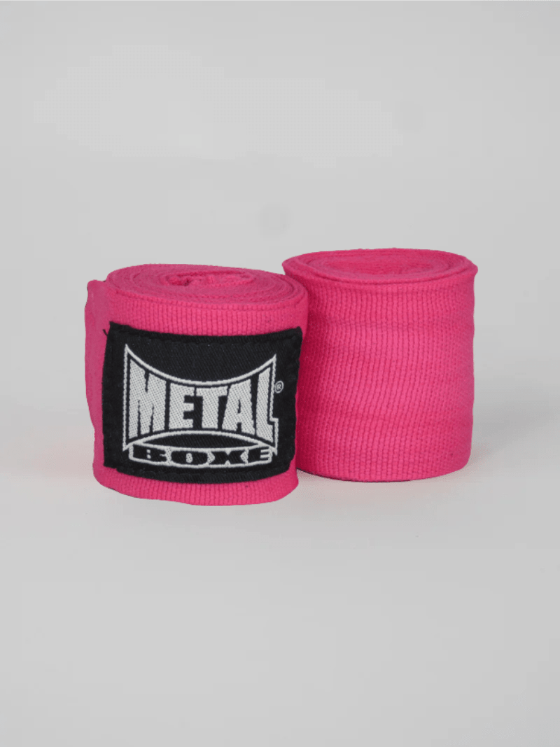 Bandages de boxe Metal Boxe 2,5 mètres rose