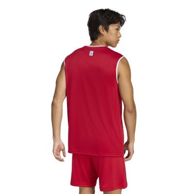 Vista trasera camiseta Wako Kick Light Adidas roja ergonómica