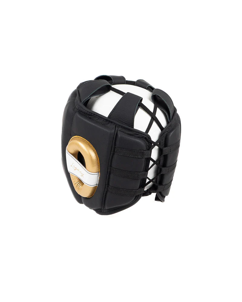 Vista posteriore del caschetto professionale Metal Boxe Legacy con chiusura a lacci