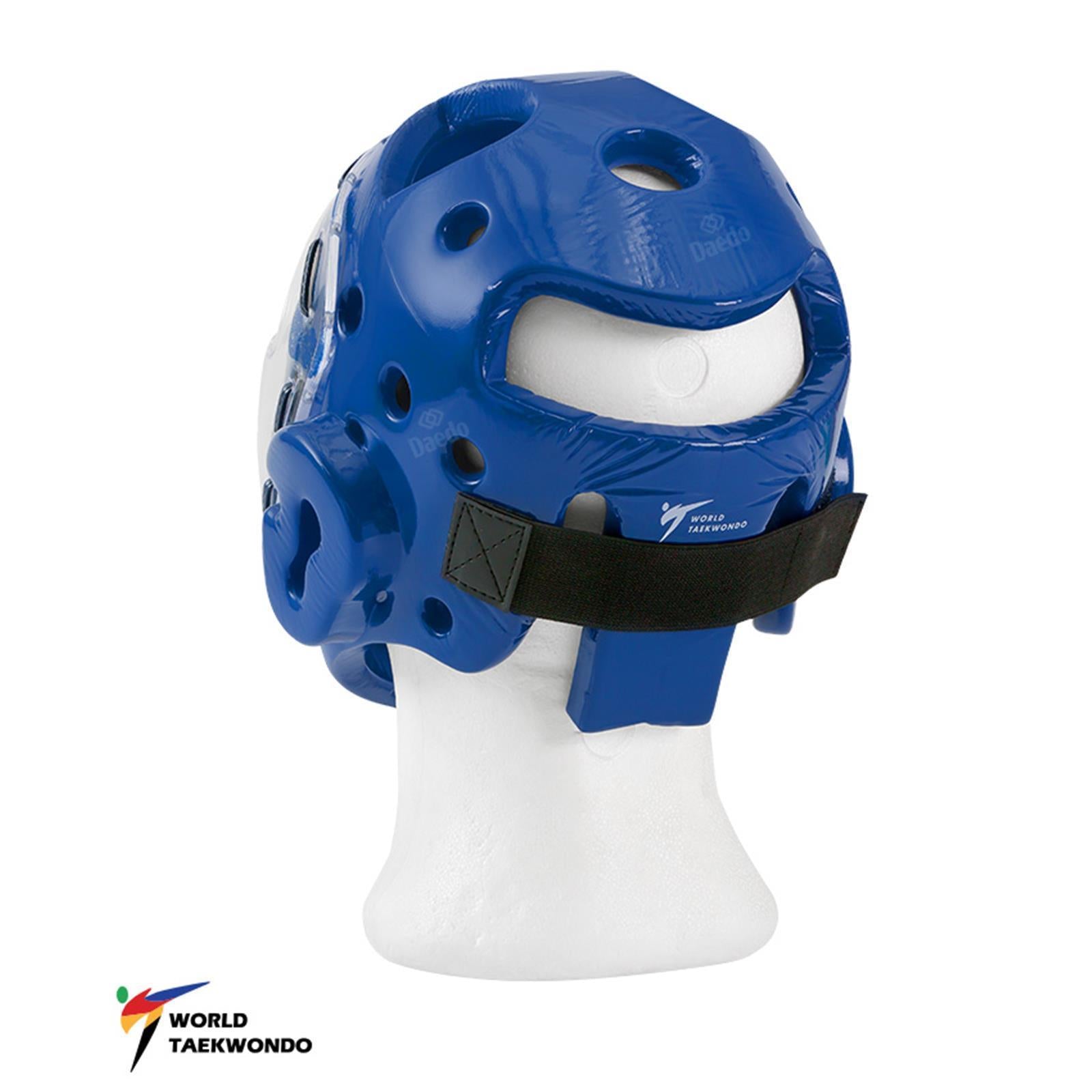 Retro caschetto elettronico Daedo GEN 3 blu con visiera protettiva omologato WT