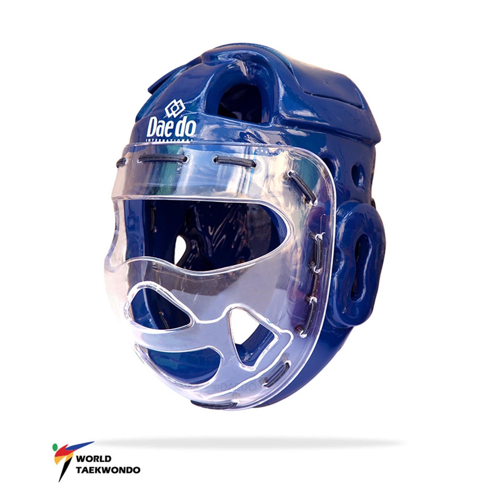 Caschetto elettronico Daedo GEN 3 blu con visiera protettiva omologato WT