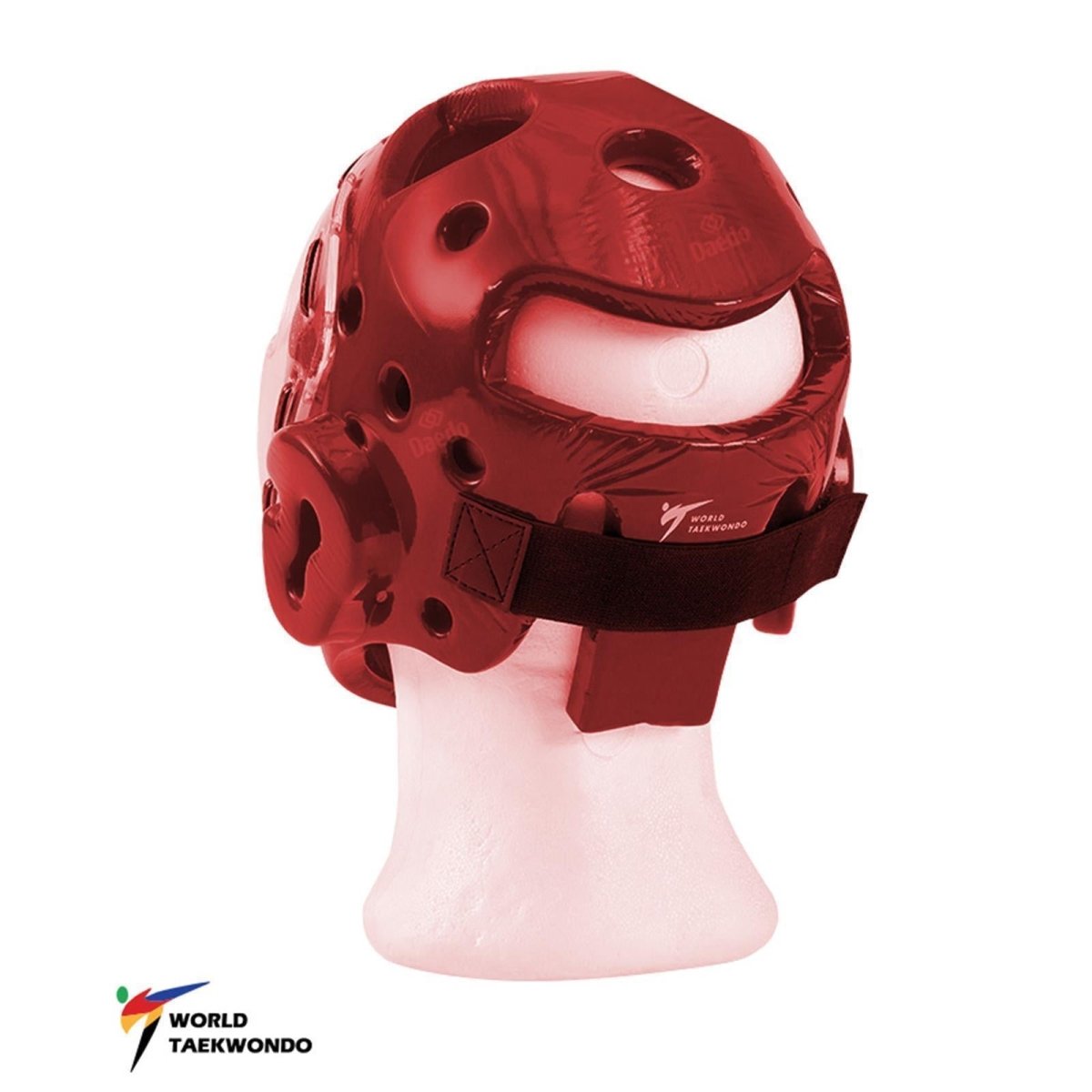 Casque électronique rétro Daedo GEN 3 rouge avec visière de protection homologuée WT