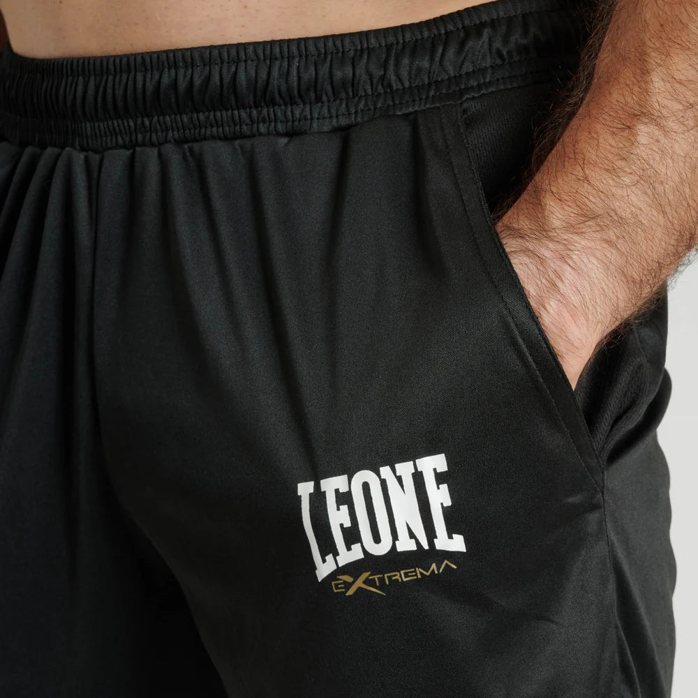 Pantaloncini Leone Logo Outdoor | Shorts Training Lifestyle Verde e Nero