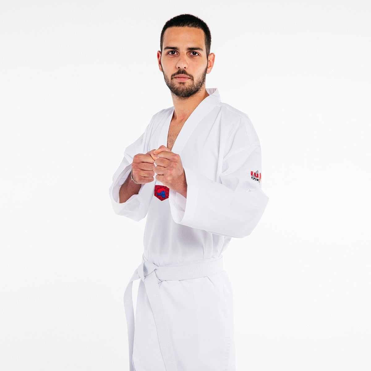 Dobok Collo Bianco Training Fujimae