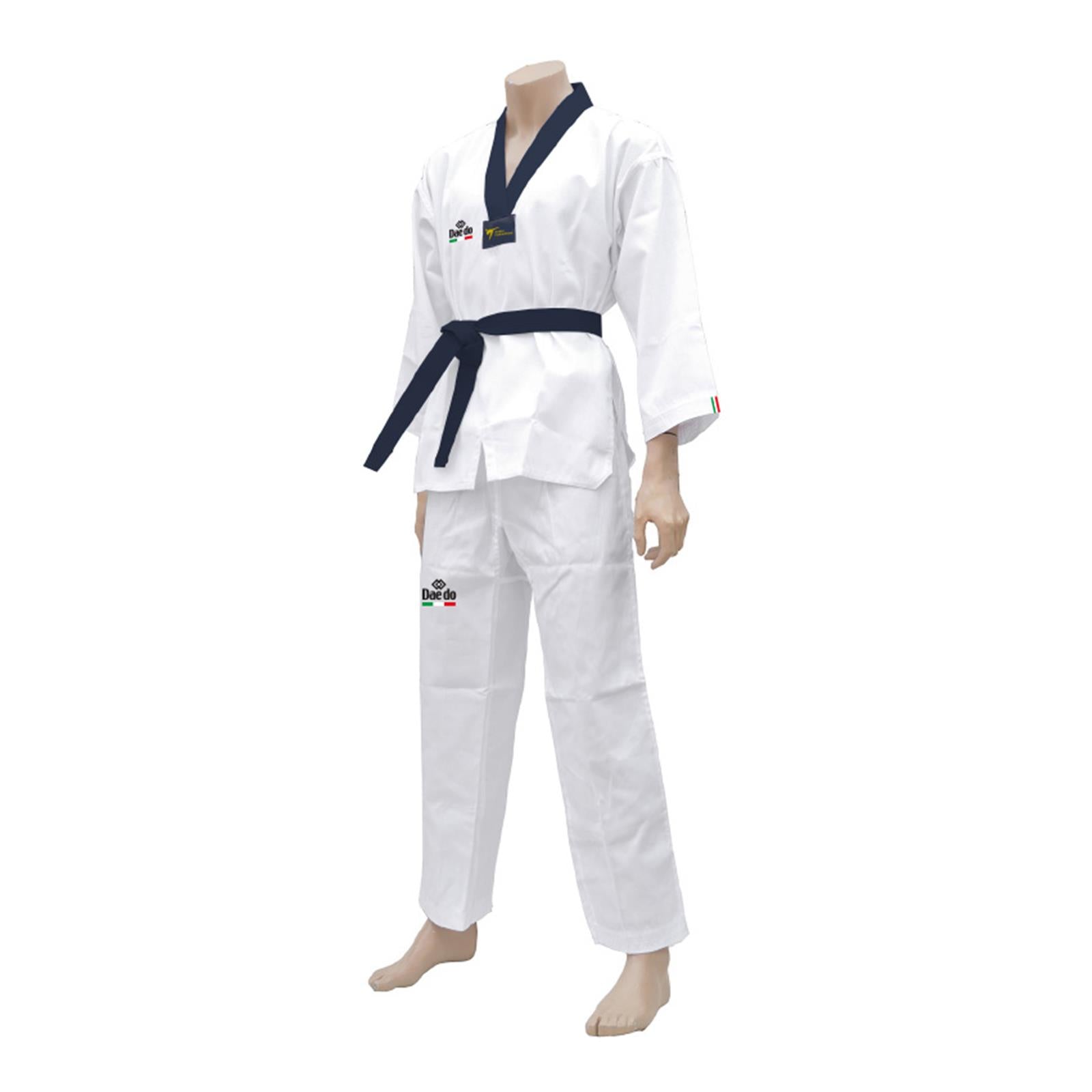 Dobok Daedo Collo Nero Italia Approvato WT