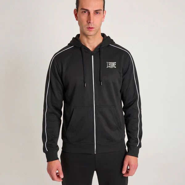 Sudadera ligera con capucha y cremallera Leone Classic