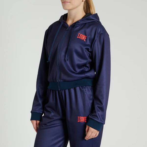 Felpa Donna Crop Leone WACS