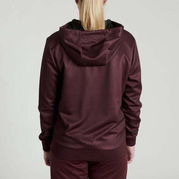 Felpa Donna Leone Logo Cappuccio e Zip