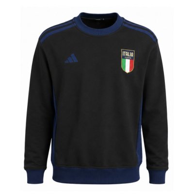 Moletom Adidas Fijlkam Crewneck em algodão marinho - vista frontal