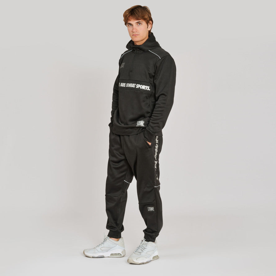 Felpa Leone con Cappuccio Outline