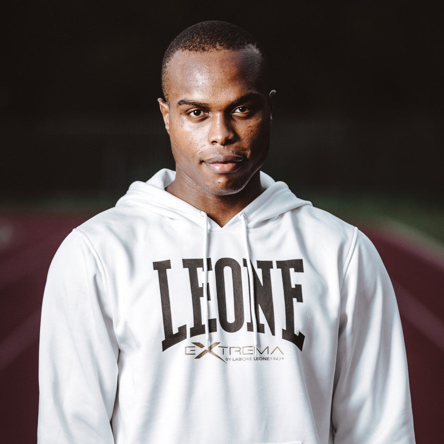 Felpa Leone Logo con cappuccio