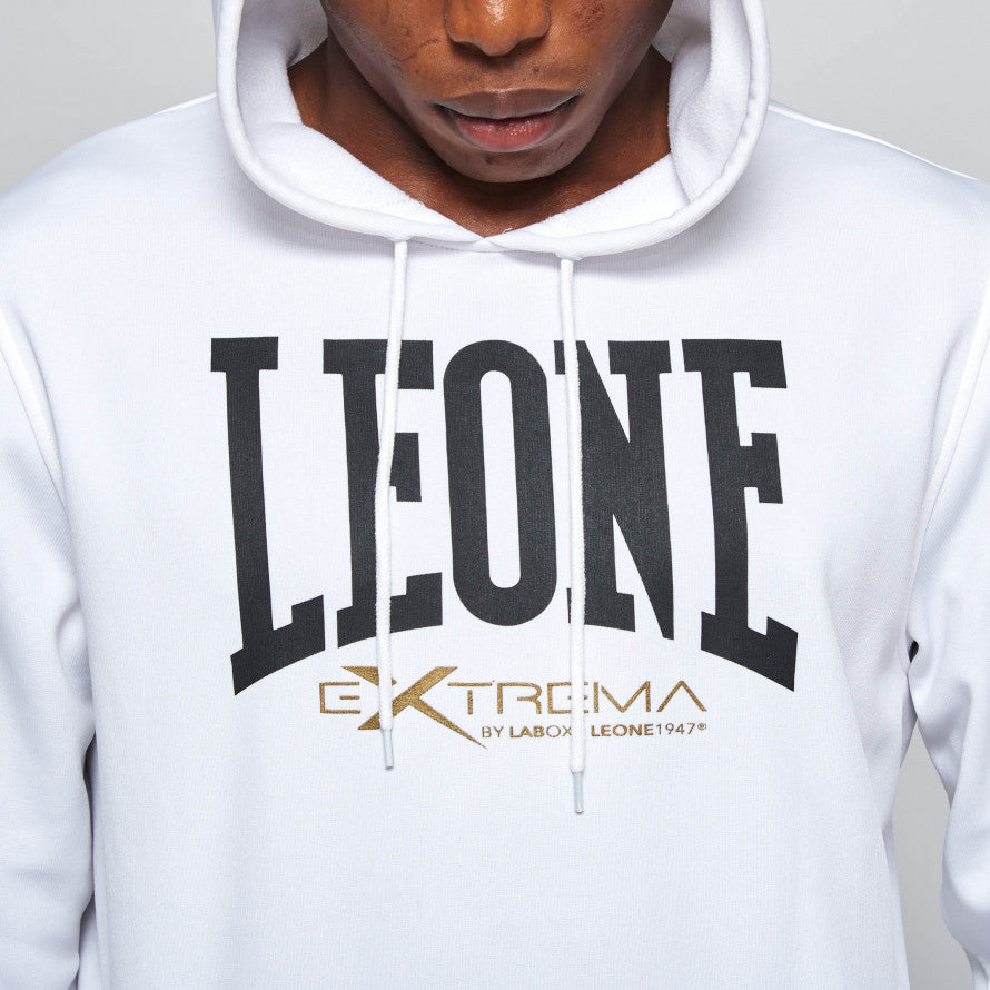 Felpa Leone Logo con cappuccio