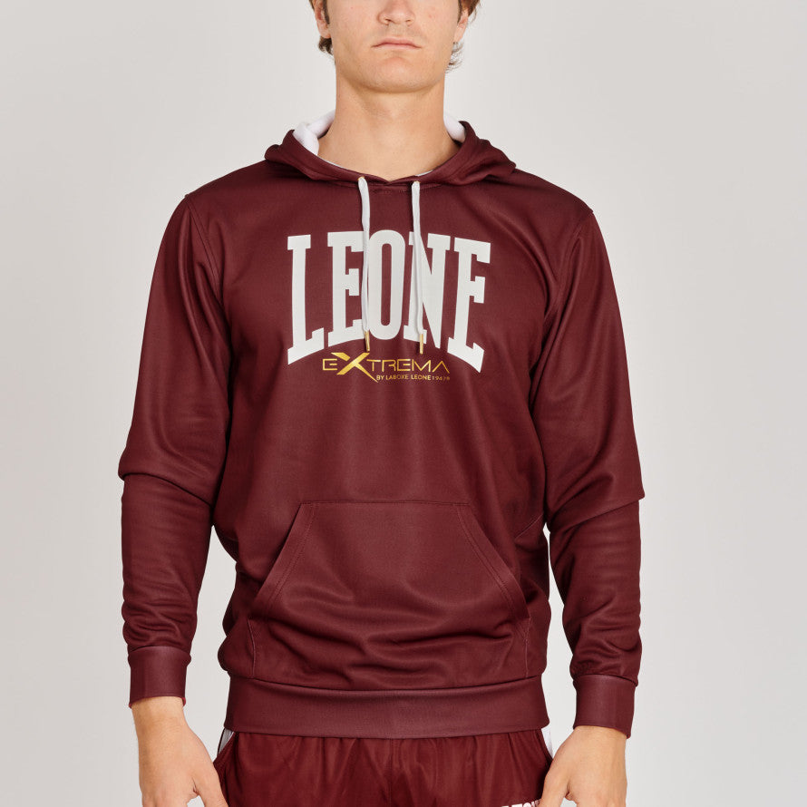 Felpa Leone Logo con cappuccio