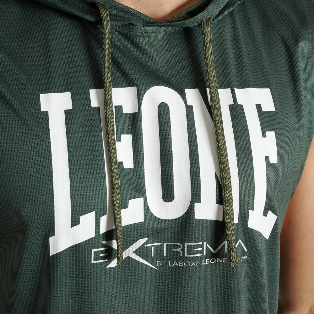Sleeveless Lion Hoodie with Logo
