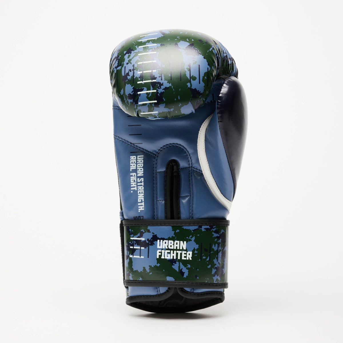 Urban Fighter Camouflage/Mănuși de box albastre - vedere detaliată 2