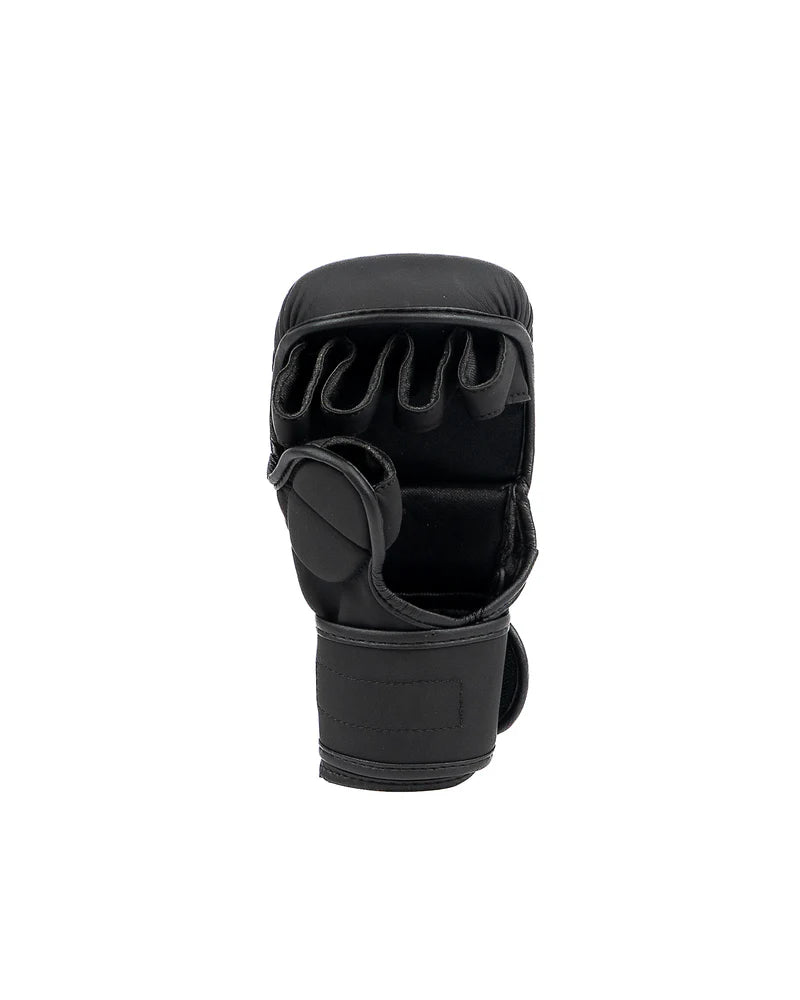 Vista del palmo guanti MMA Metal Boxe One, dettaglio agilità e chiusura velcro