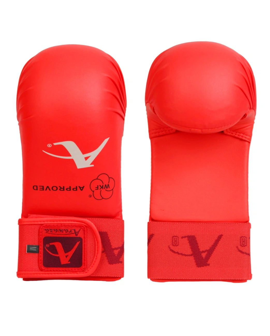Coppia di guantini Karate Arawaza WKF Kumite approvati WKF rosso per competizioni