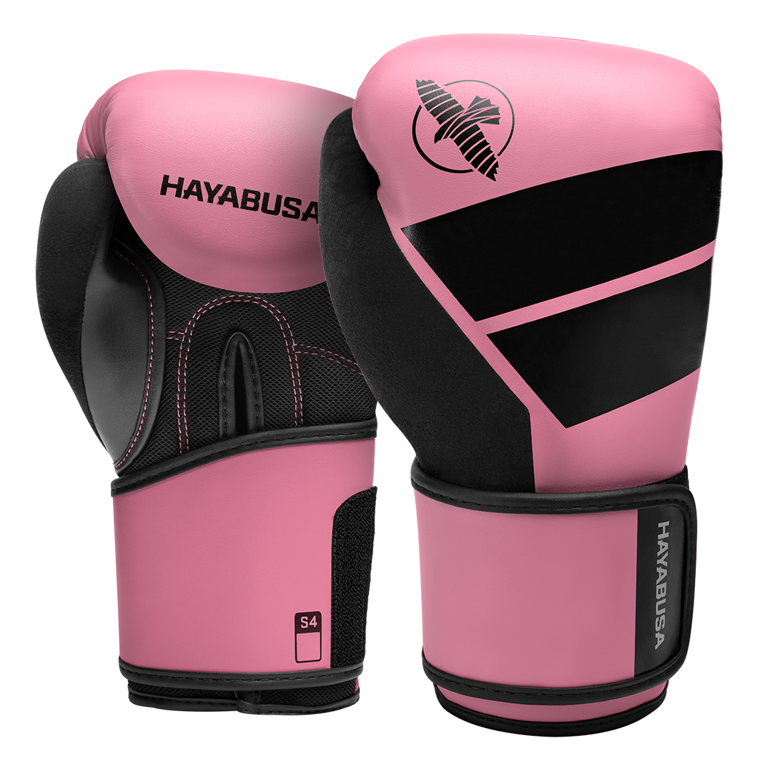Coppia di guantoni da boxe rosa Hayabusa S4 per bambina