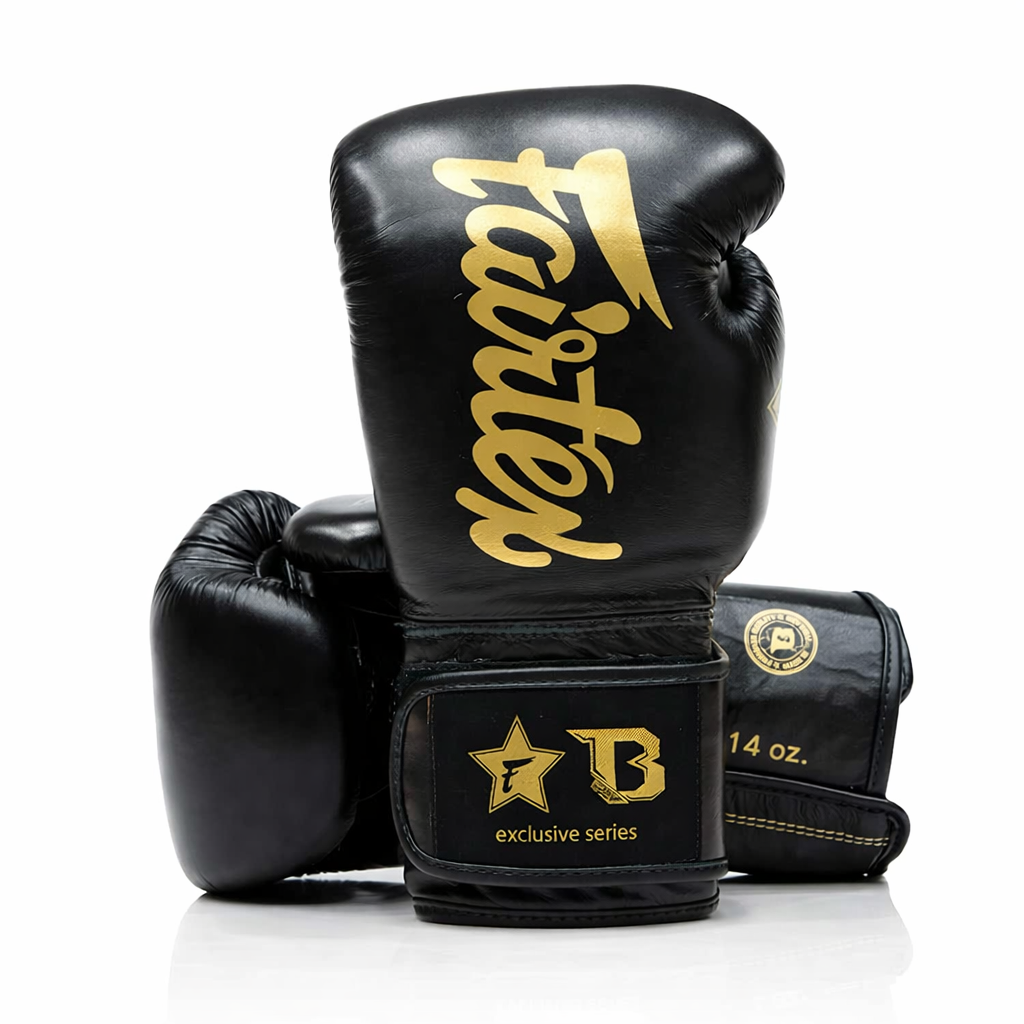 Guantoni FXB Fairtex ad alta visibilità Nero e Giallo