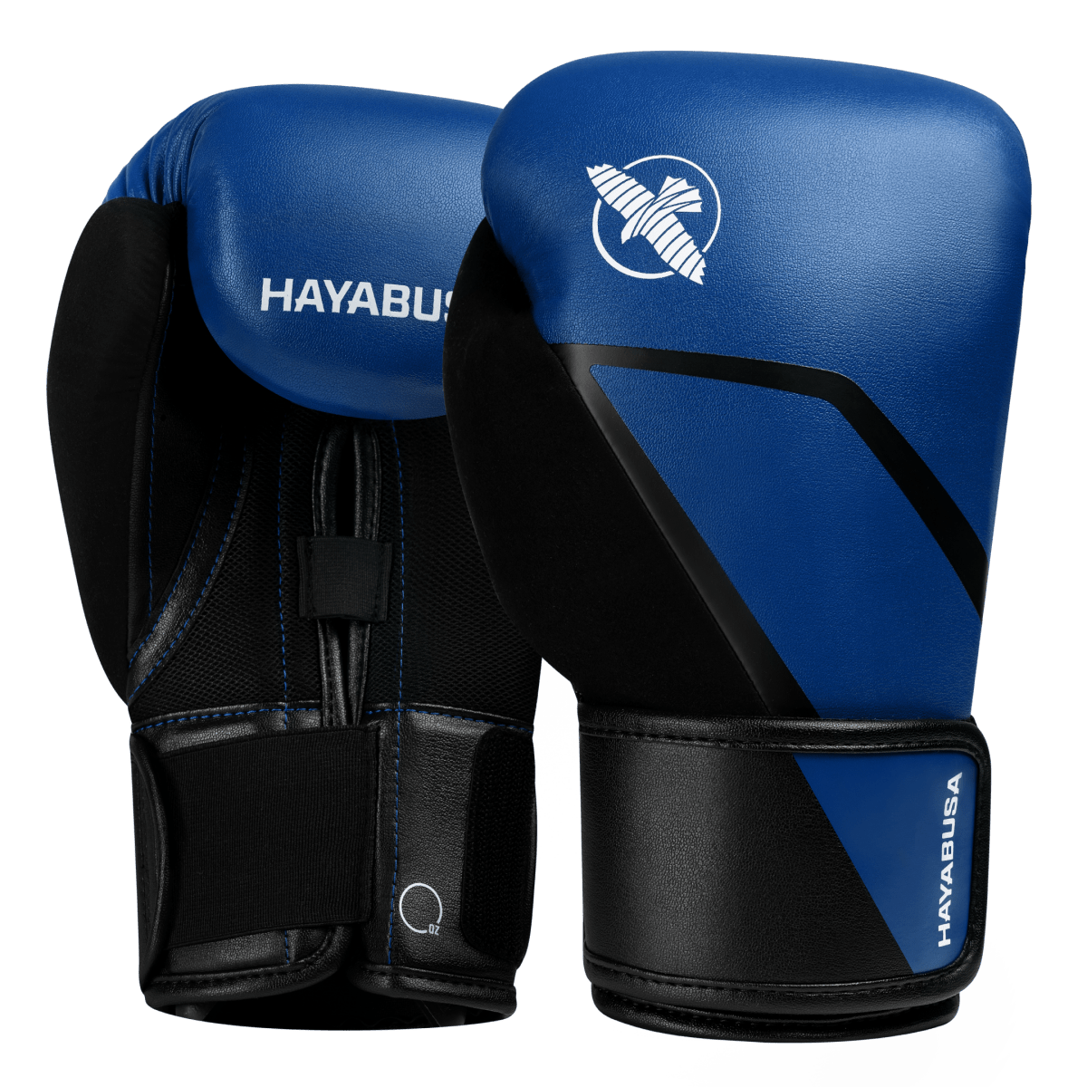 Pereche de mănuși de box Hayabusa E1 albastru cobalt cu bordură neagră